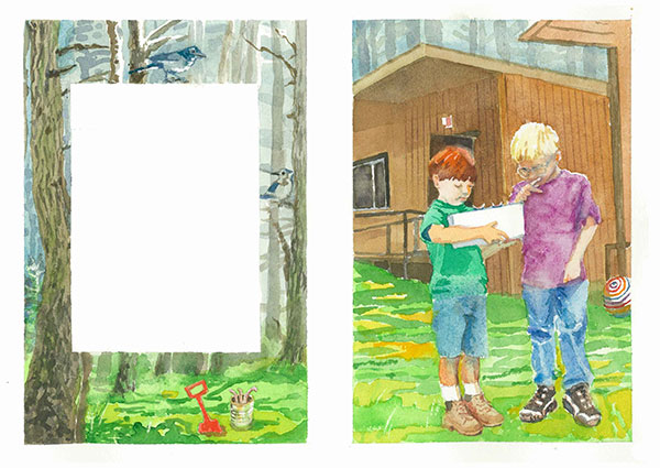 Signs of Jays Illustration