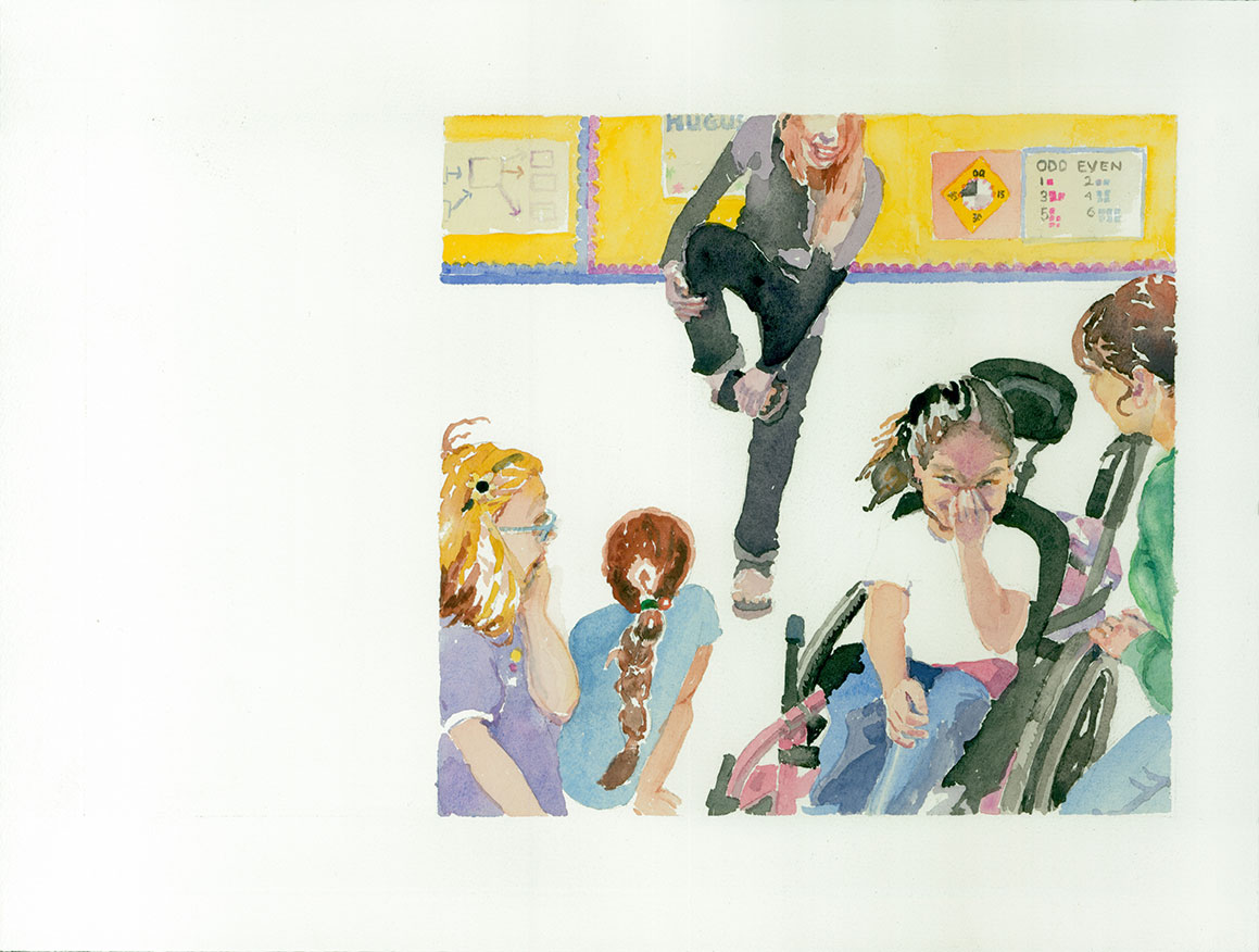 Blue Skies for Lupe Illustration