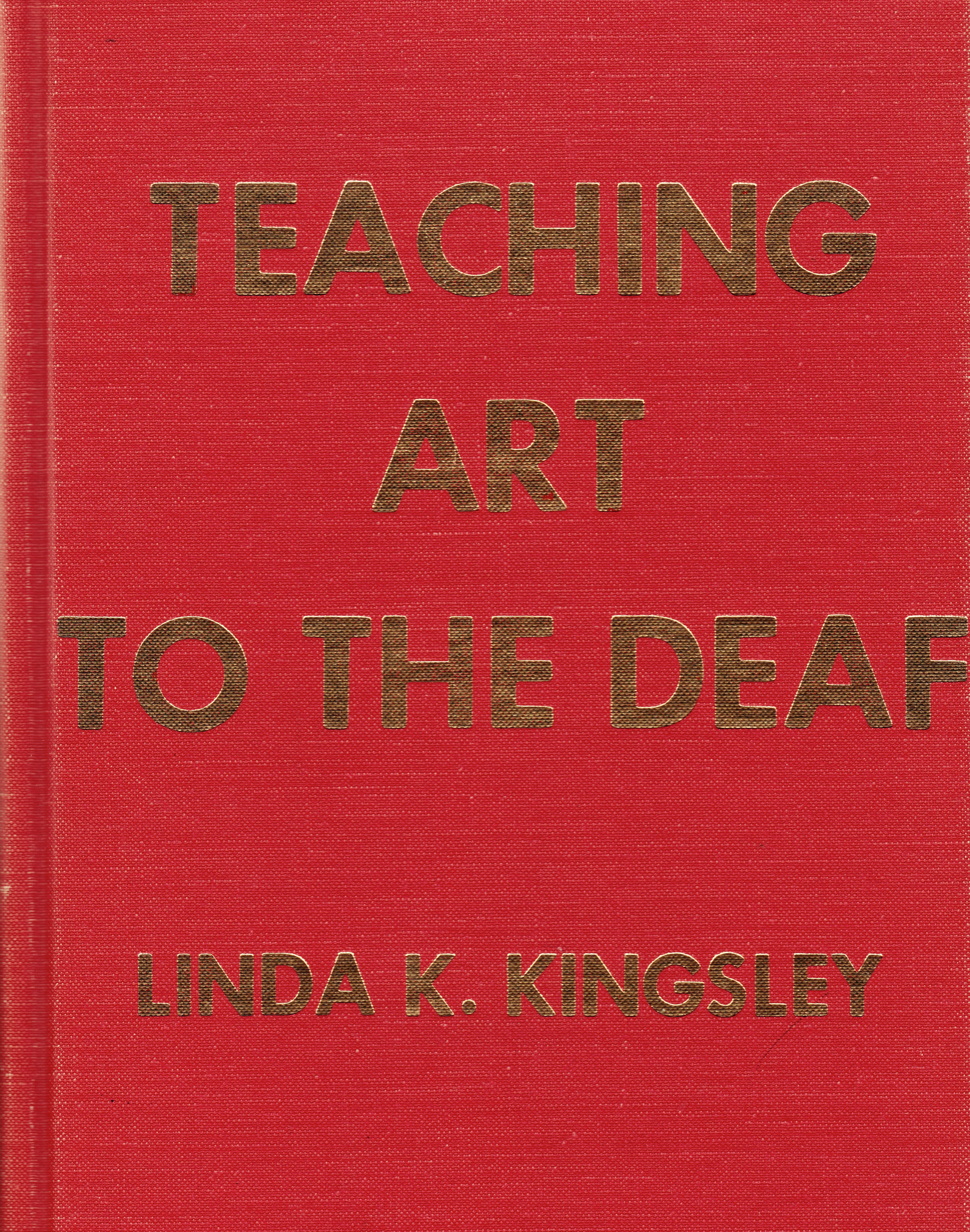 Teachng Art to the Deaf Book